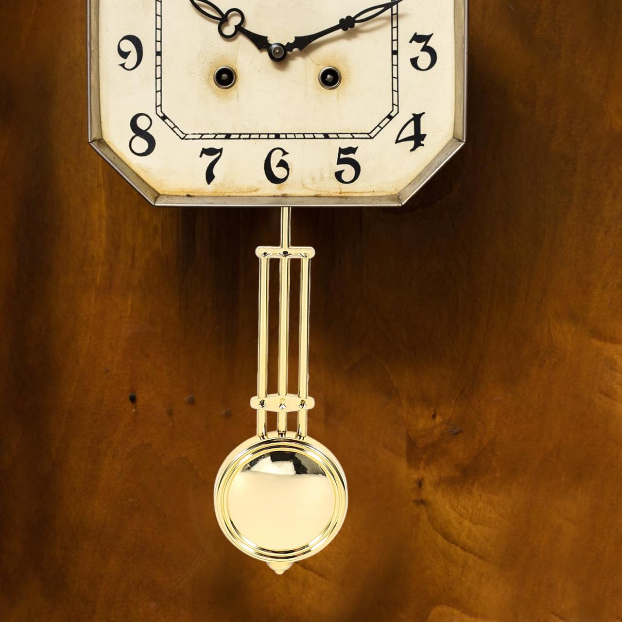 ARTIBETTER Wall Clock Pendulum Replacement 5.51X2.28X1.18 Inch Mechanical Clock Part with Swing Device for DIY Repair Craft Clocks and Home Decor