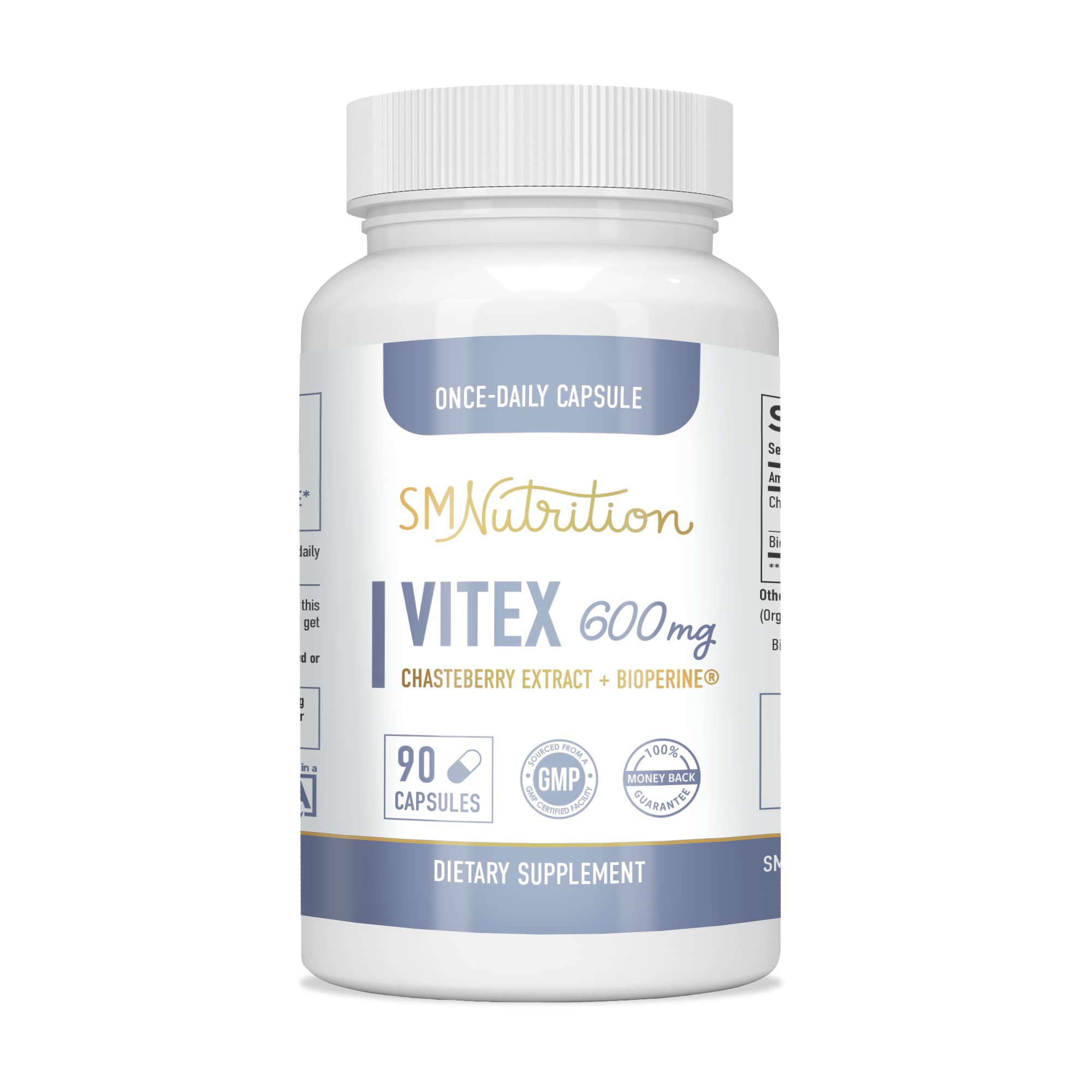 Buy Vitex Chasteberry Supplement 600mg (90 Capsules, 3Month Supply) Agnus Castus for Women's