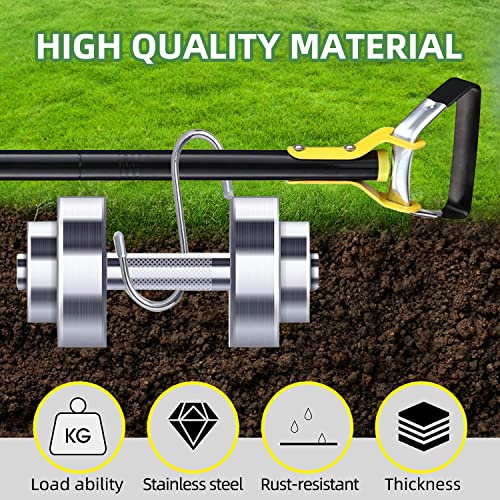 Melvtata Garden Hoe Hoe Garden Tool Stirrup Hoes For Planting Vegetables Farm, Stainless Steel Handheld Hula Hoes -Stirrup Hoe With Adjustable Action Hoe For Weeding/Loosening Soil (30-56In) #TOP5
