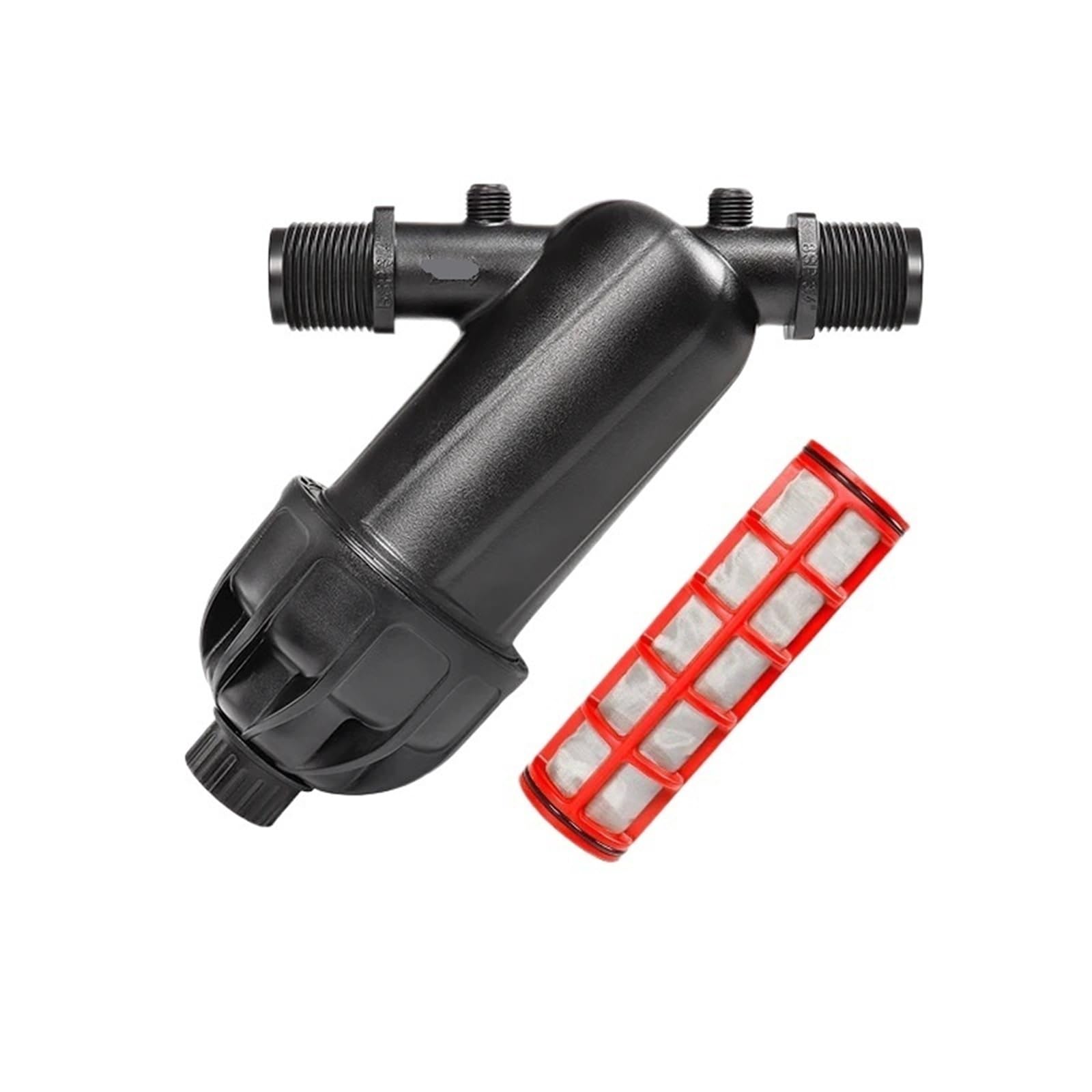 Adaptador Grifo Manguera Red de riego jardín, Filtro Pantalla, pulverizador, Herramientas por Goteo, Conector tubería Montaje for Gardeni(1.2 Inch Screen)