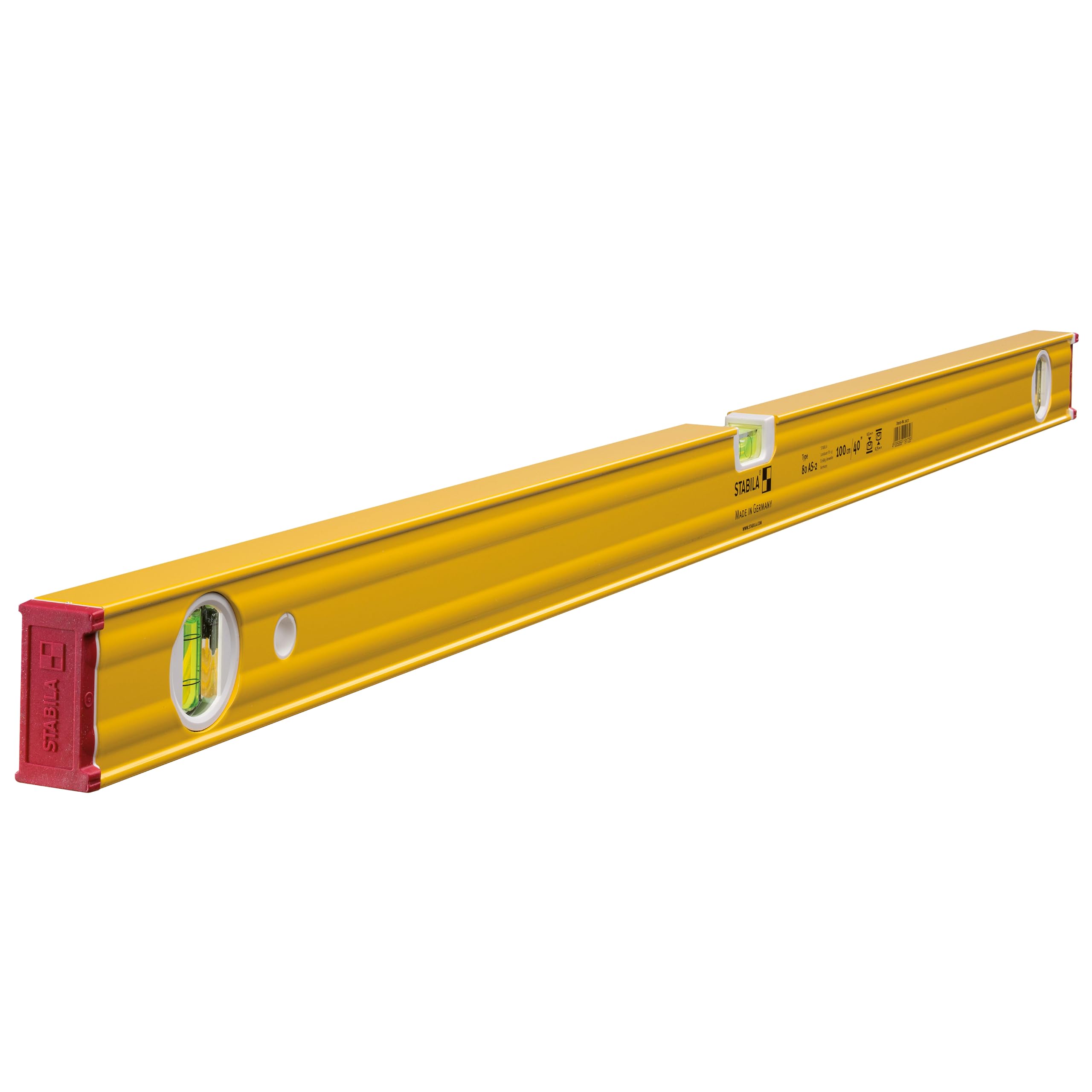 Stabila 19172 80 AS-2 Spirit Level 3 Vial 100cm STB80AS240 Spirit Level