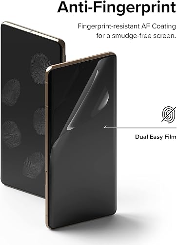 Miniatura 7 de Ringke [Paquete de 2 películas dobles fáciles compatibles con Google Pixel 7 Pro, protector de pantalla de alta calidad con kit de fácil aplicación
