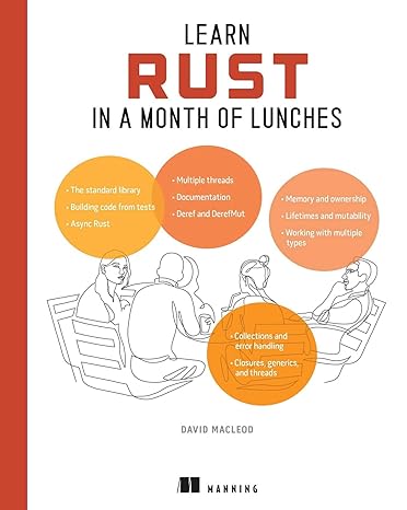 Learn Rust in a Month of Lunches by David MacLeod