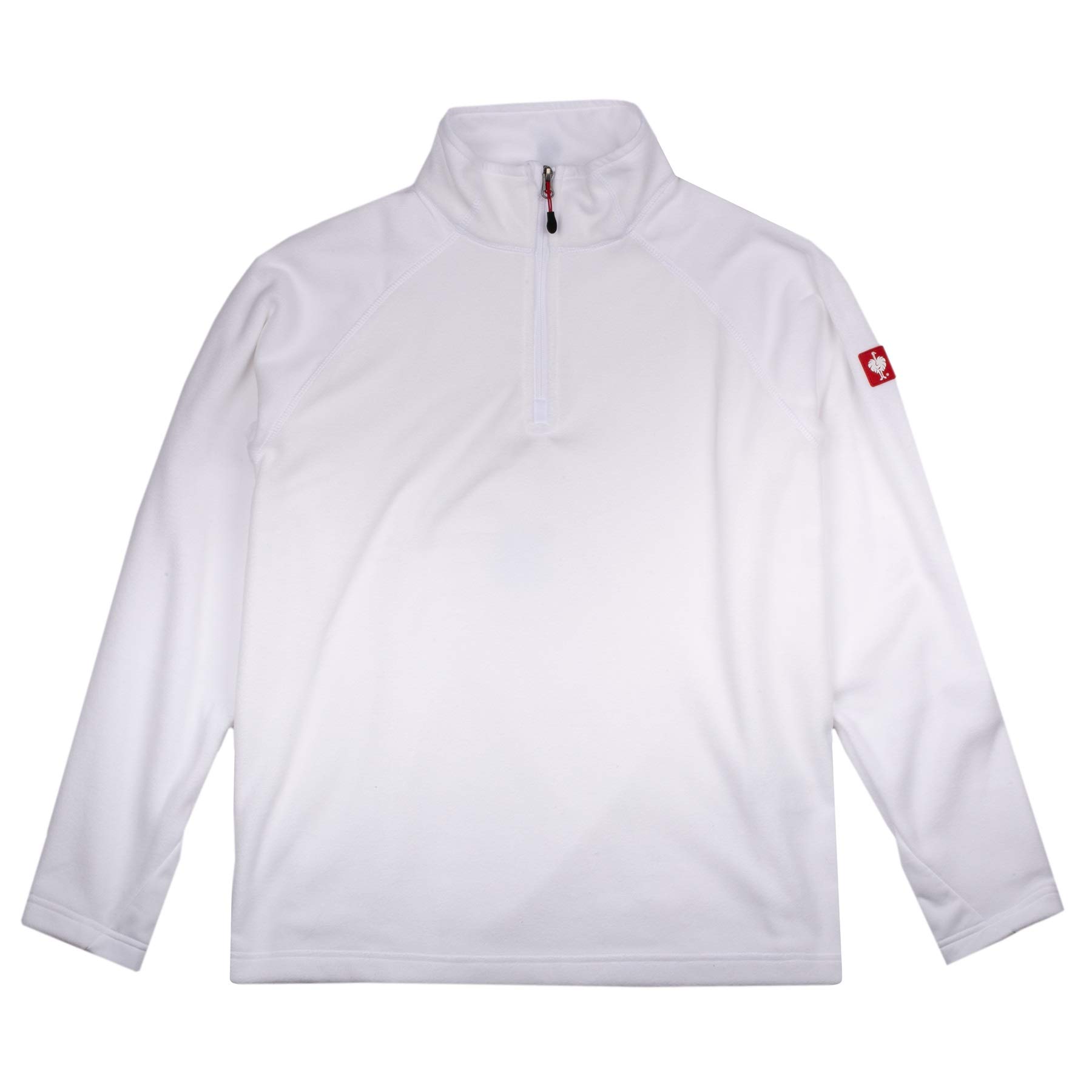 Engelbert Strauss Herren Fleecepullover Troyer dryplexx Micro, Farbe:weiß, Größe:S
