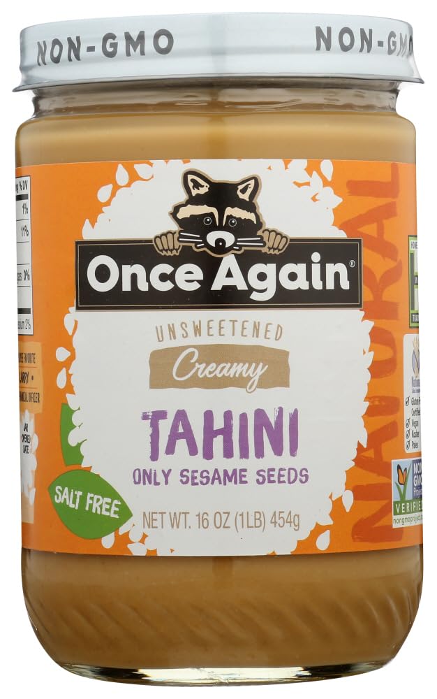 Once Again Nut Butters (C) Tahini, Rst, Nat, 16-Ounce (Pack of 3)