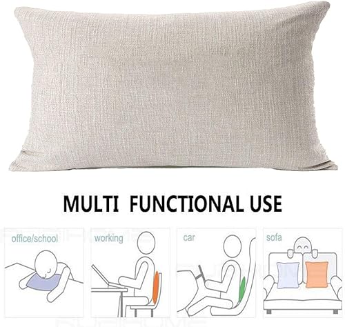 Miniatura 2 de Asminifor Be Our Guest - Fundas de almohada con texto en inglés "Be Our Guest Warm Quote Saying Saying Song" (Primavera Verano Flores) de lino de