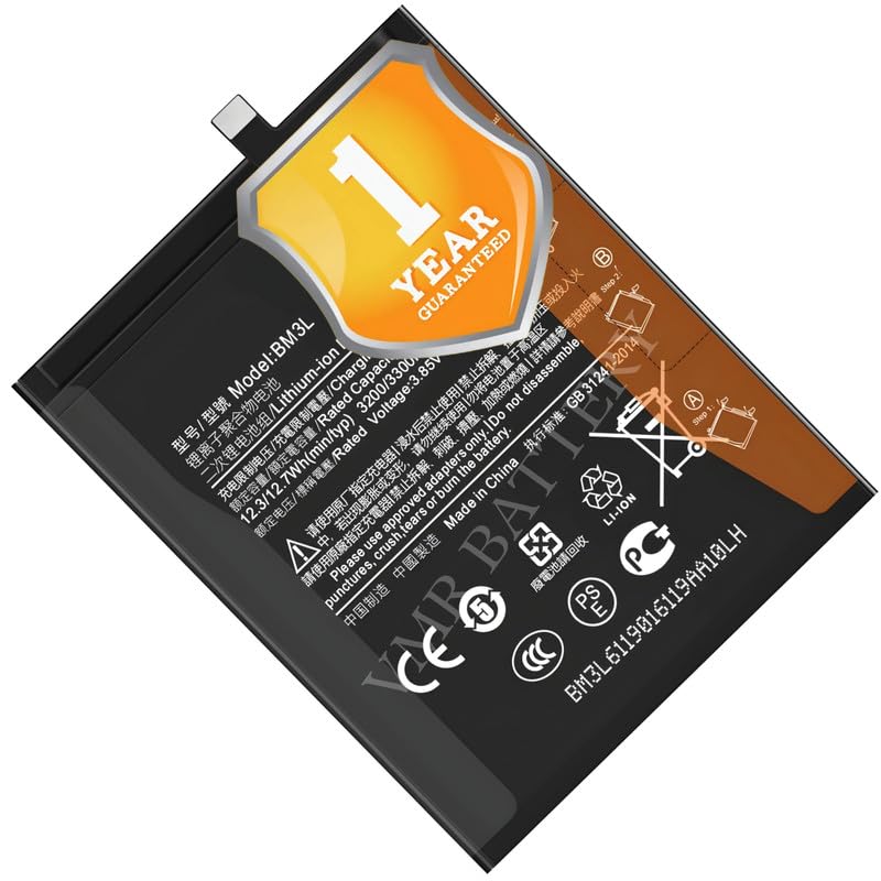 Image of Original BM3L Battery Compatible for Xiaomi Mi 9 (M1902F1G) - (3300mAh) - 1 Year Warranty K7