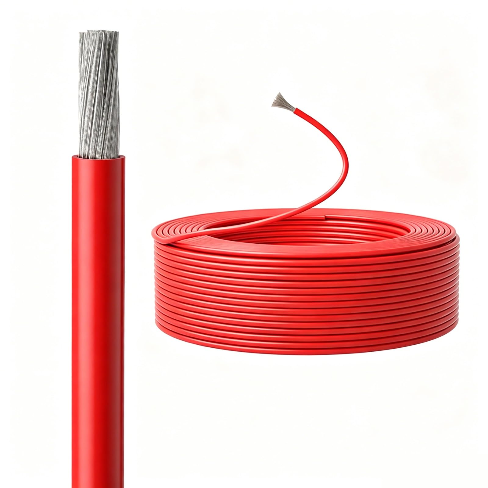 Cable flexible 12AWG resistente a 200°C y 600V para alta temperatura 7