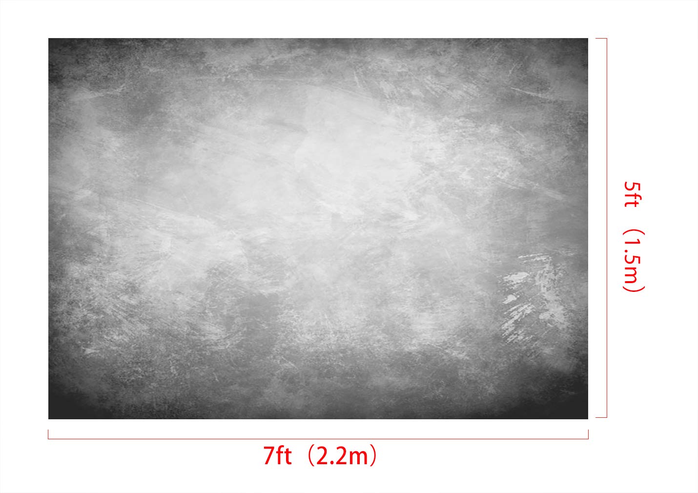 Amazon.co.jp: Kate 2.2x1.5m Kate グレー 背景布 グレー 撮影 背景