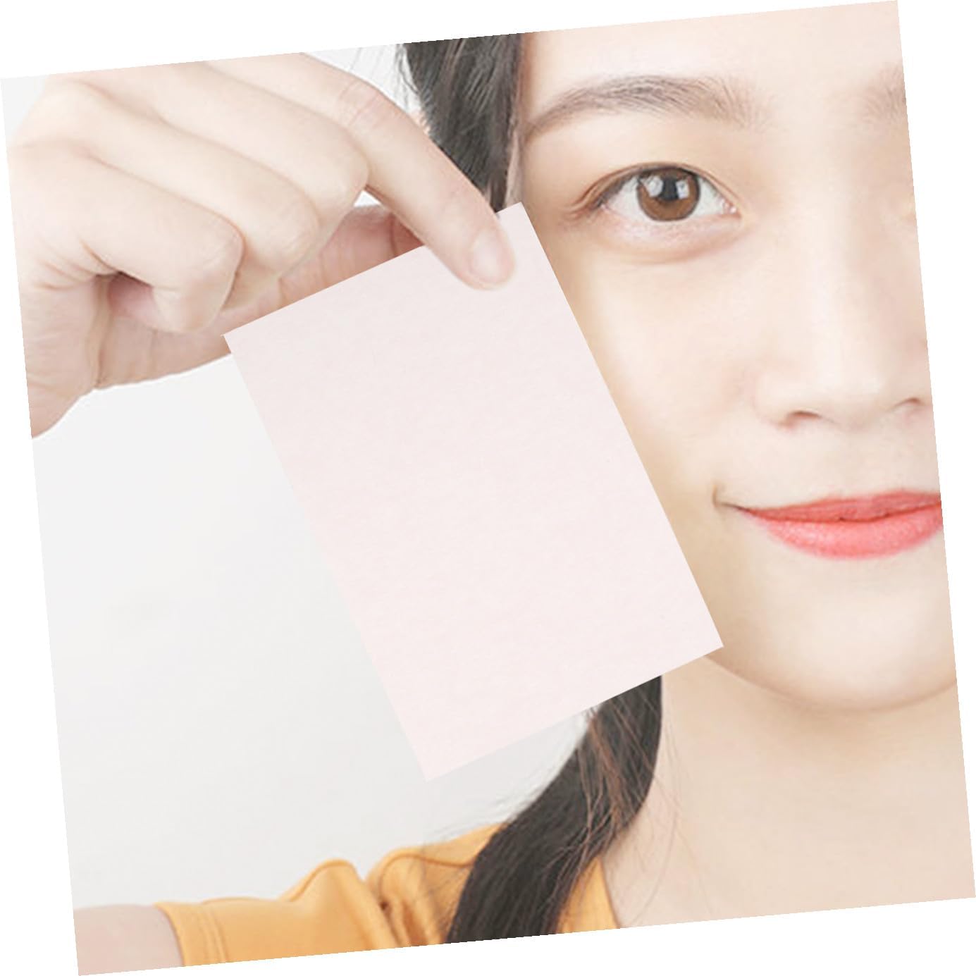 Oil Absorbing Facial Tissue Paper 2 Sets 200 Sheets Natural Hemp Blotting Sheets Oil Control Cleaning Tool for Oily Skin Makeup Removal