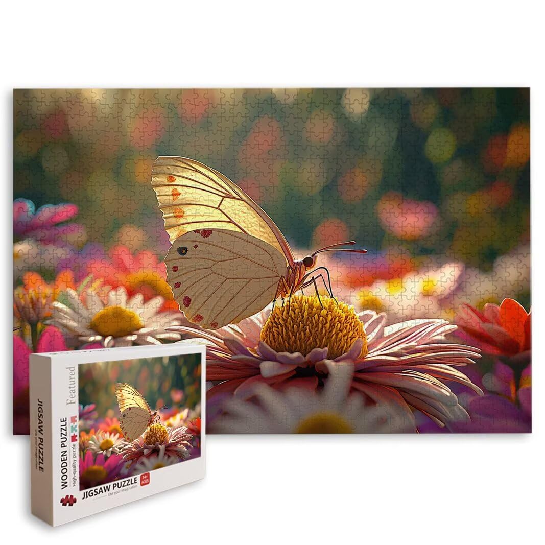 Puzzle 2000 Pezzi, Puzzle Farfalla, Misura: 100x71cm, Regalo Donna -8795
