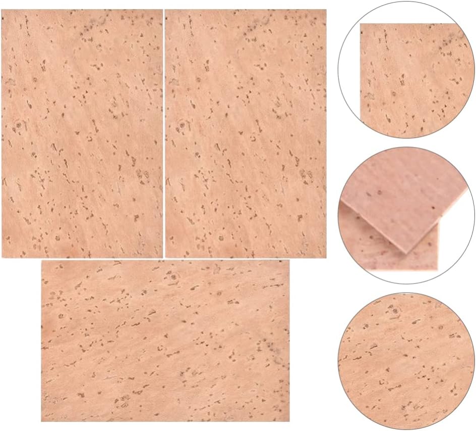ERINGOGO Cork Sheet 3pcs Saxophone Neck Cork Trumpet Cornet Cork Pads Mats for Brass Instrument Parts Accessories Oboe : Musical Instruments