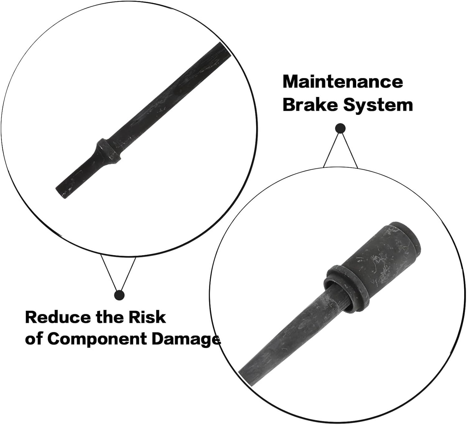 Vaguelly Truck Anchor Pin Bushing Installer Tool Kit for Short Anchor Pin Bushing Removal and Installation Compatible with Truck and Trailer Brake Systems