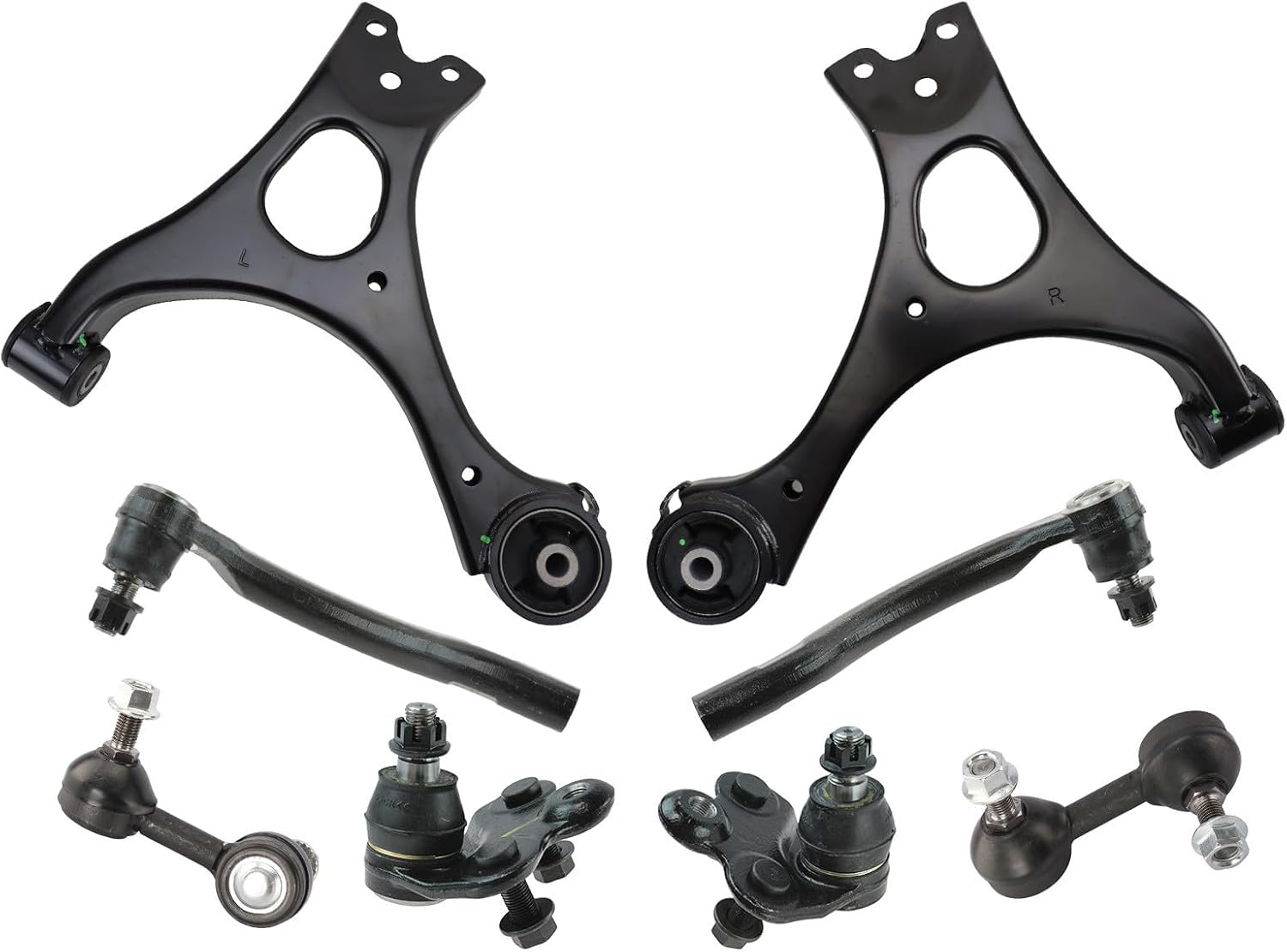 TRQ Front Steering & Suspension 8-Piece Kit for 2006–2011 Honda Civic Si