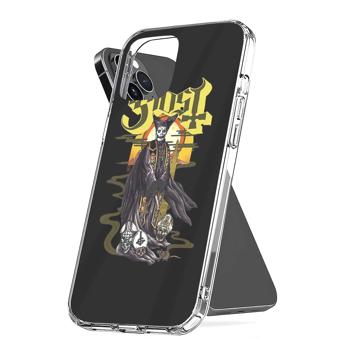 Phone Case Compatible with iPhone Vctor Transparent Accessories Plus Ghst Waterproof 15 Series Funny Scratch Pro Max