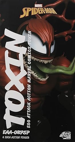 Miniatura 6 de Beast Kingdom Marvel Comics: Toxin EAA-087SP - Figura de acción de ataque de huevo, multicolor