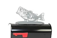 Vista 13 de Hobby, Recreation and Career Style Metal Powder Coated Mailbox Topper (Tent Camping, Matte Black)