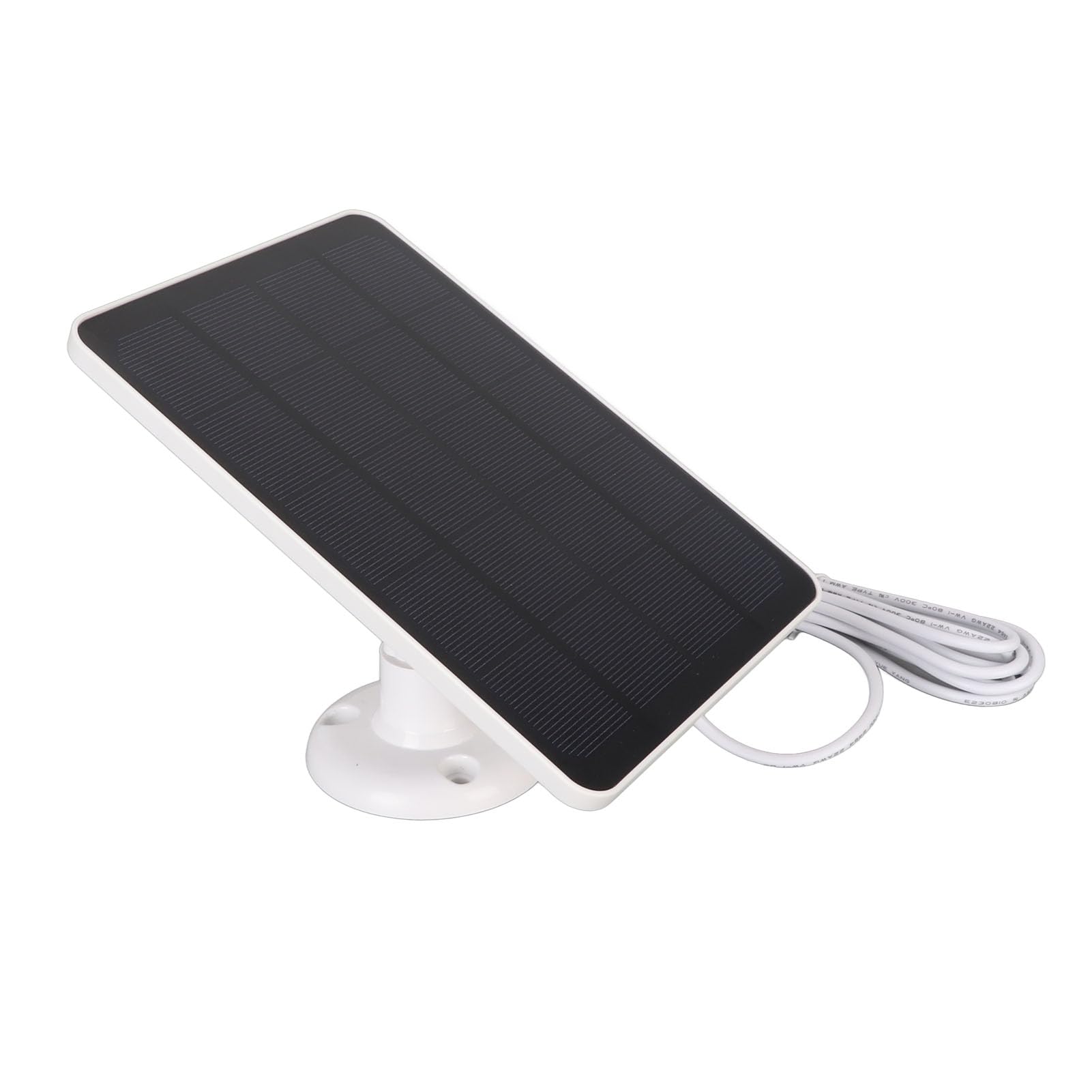 Cocoarm Caméra Panneau Solaire 5V 4W, Double Sortie Micro USB (WHITE)