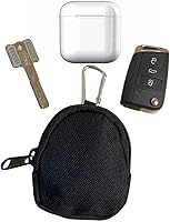 Vista 7 de Tactical Coin Purse - Military Pocket Keychain Pouch as Mini Tool Organizer Coin Car Key Waist Case Earphone Pack Backpack Accessory Pouch negro