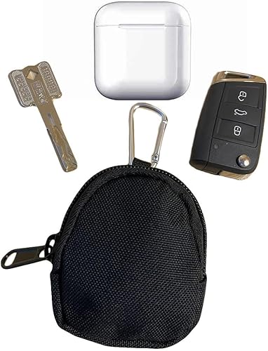 Miniatura 7 de Paquete de 2 monederos tácticos  Bolsa de bolsillo militar para llavero como mini organizador de herramientas, monedas, llave de coche, funda de