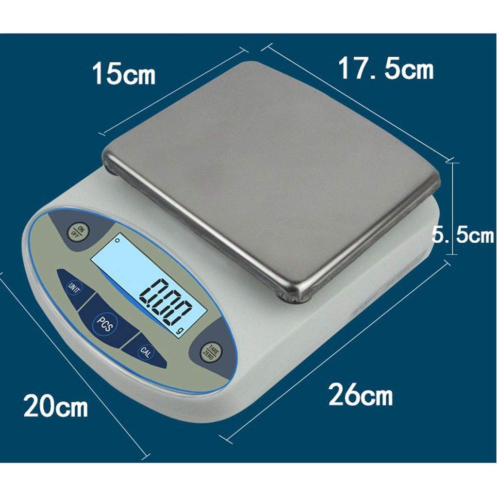 Balanza analítica de precisión electrónica de 0,01g, báscula Digital LCD, báscula Multifuncional Experimental de joyería Industrial