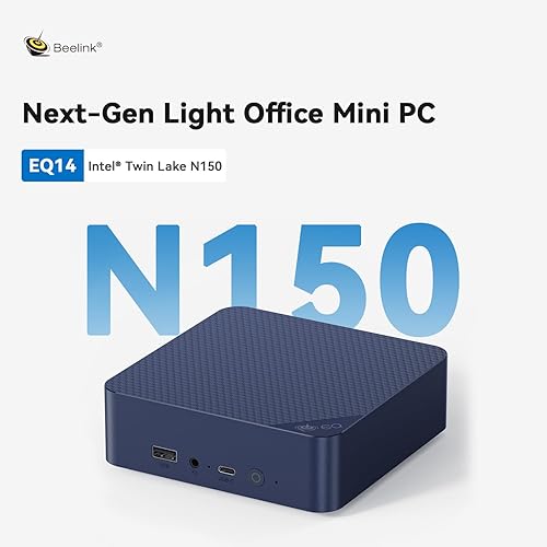 Miniatura 2 de Beelink U59 Mini PC 11 generación de 4 núcleos N5105, Mini computadora de oficina 16 GB DDR4 500G SSD, pantalla dual 4K UHD 60Hz Dual