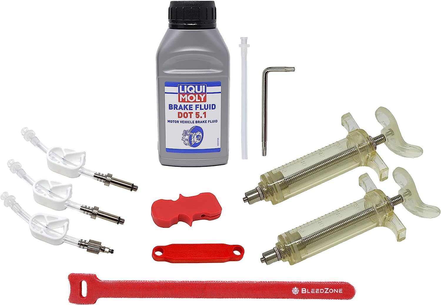 DOT Fluid Universal Disc Hydraulic Brake Bleed Kit for SRAM