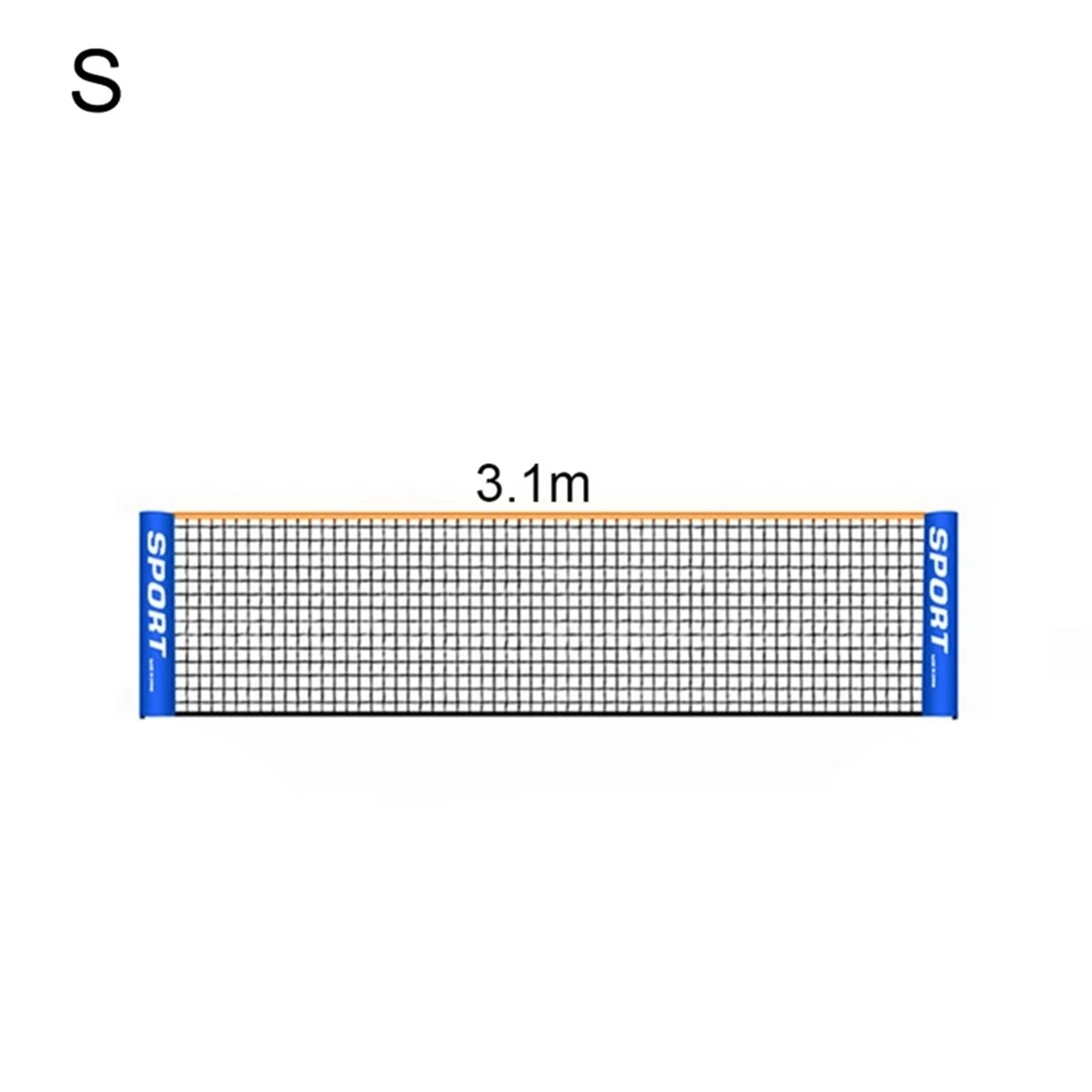 Rete da Badminton Portatile Rete da Allenamento Semplice Rete da Tennis Rete da Esterno e Interno per Badminton, Tennis(3.1m)