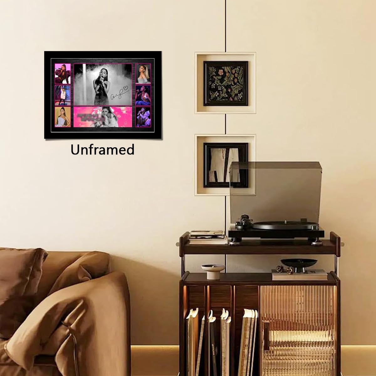 LEKAI Ariana Grande Poster For Fans Kids Room Bedroom Wall Decor-Ariana Grande Music Signed Posters Canvas Prints Picture For Teen Boy Girls Gifts