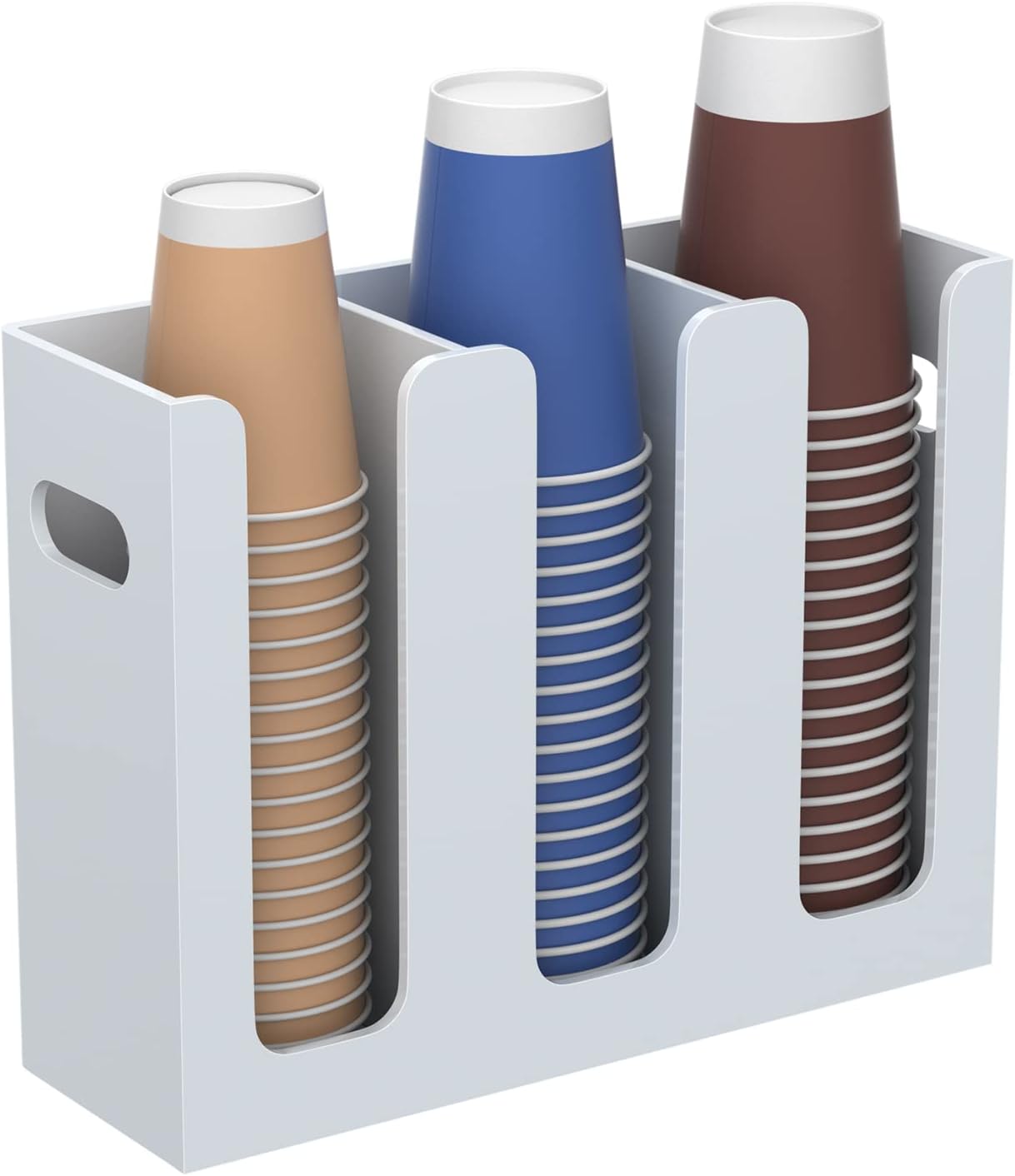 BOSSCASA Disposable Coffee Cup Dispenser with Handles