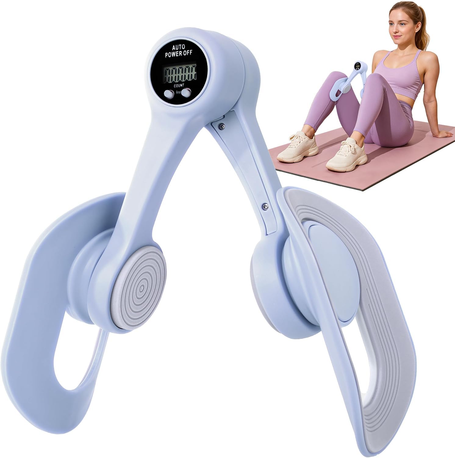 LED Digital Thigh Trainer Master Leg Exercise Equipment Hip Pelvic Floor Muscle Trainer Home Fitness Workout Tool for Men and Women-image-30