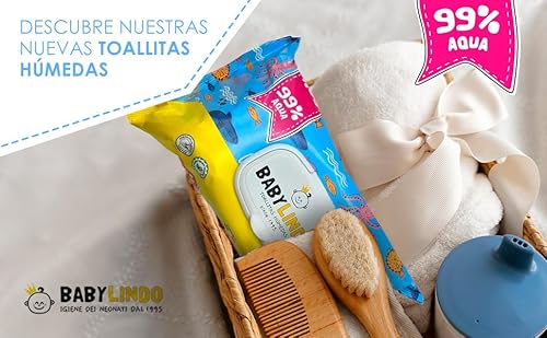 Miniatura 6 de Toallitas Bebe Aqua Pure Babylindo 99 Agua Limpia Suavemente Y Protege Pieles Sensibles Pack 12 X 80 960 Toallitas Húmedas