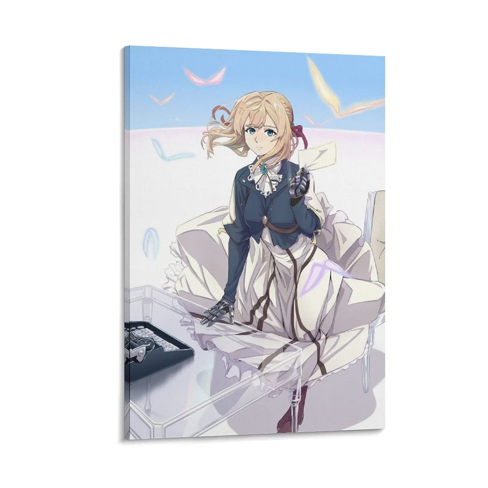 yazhuang Violet Evergarden Tiffanys Evergarden’s Daughter Anime Poster Decorative Painting Canvas Wall Art Living Room Posters Bedroom Painting 20×30inch(50×75cm)