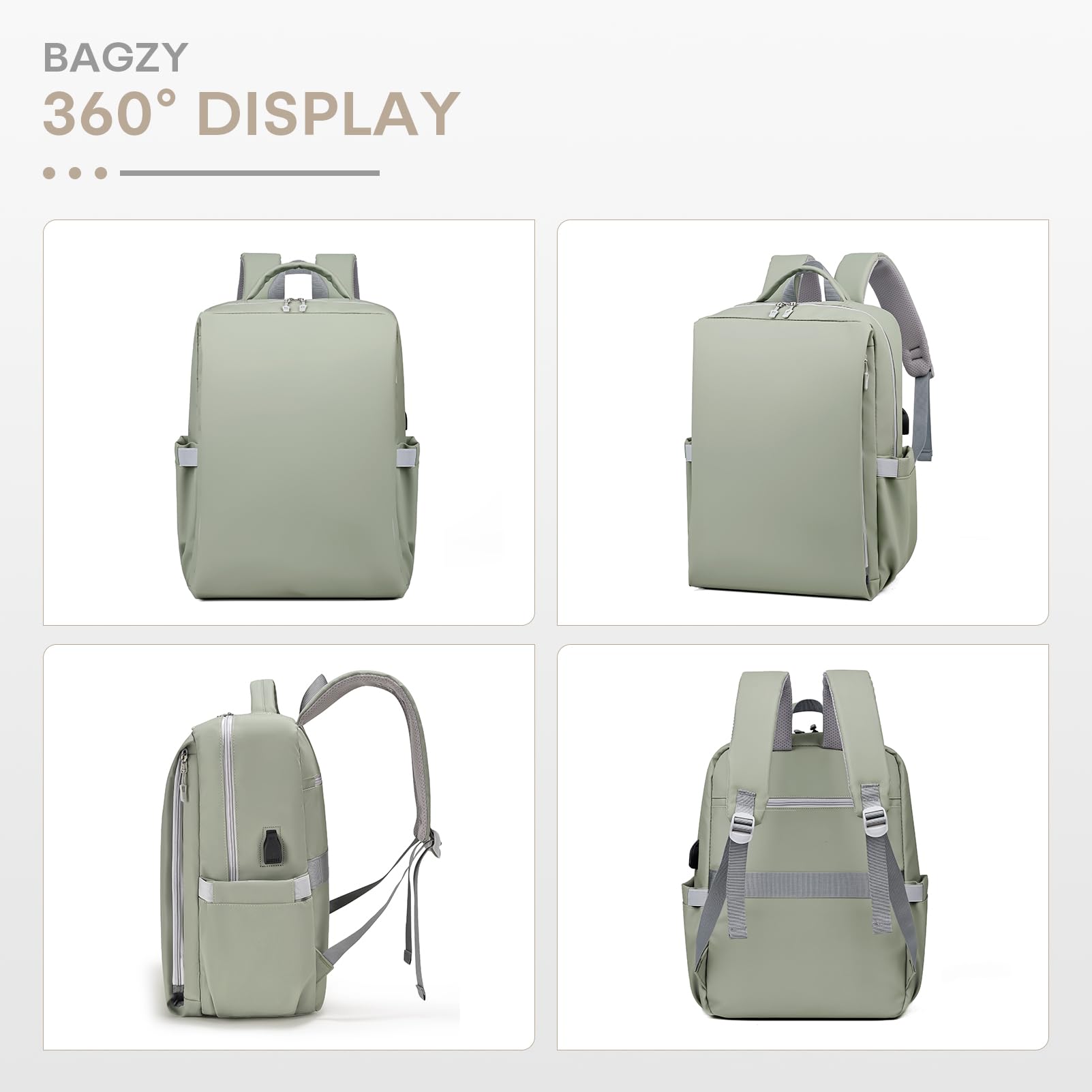 BAGZY 40x30x15cm Air France Sac de Dos Voyage Cabine Avion Imperméable Bagage Cabine 40x30x15 Sac Avion Sacs a Dos Ordinateur 15.6 Pouces Anti-Theft avec USB Sacs de Sport pour Hommes Femmes 20L Noir
