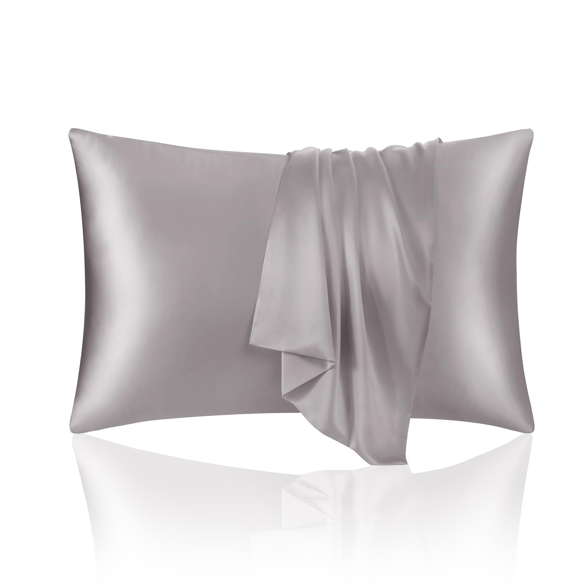 ECOSA Luxurious 30 Momme 100% Mulberry Silk Pillowcase (50x70cm) – 6A Grade Charmeuse Weave, Oeko-TEX® Certified – Frizz-Free Hair & Wrinkle-Free Skin