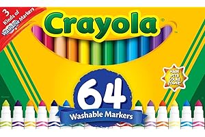 Crayola Washable Marker Set: Unleash Creativity & Imagination for Kids