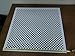 1800ceiling White Plastic Perforated Tile/Return with 1/2