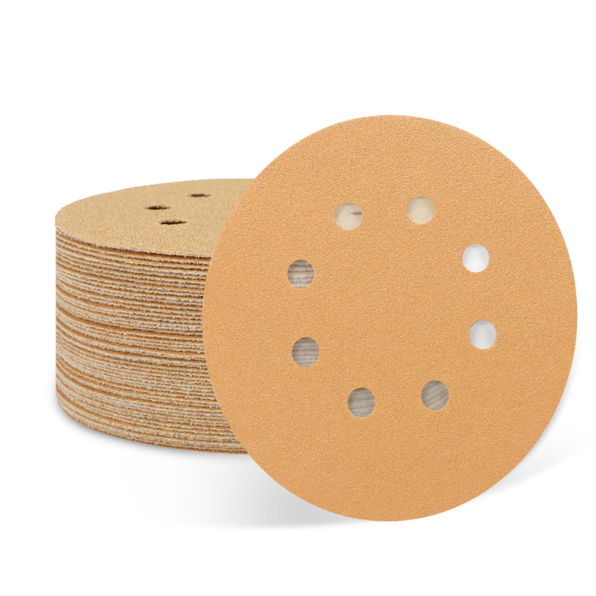 5 Inch Sanding Discs - 50 Pack 120 Grit -15 5 Inch Sanding Discs - 50 Pack 120 Grit -15