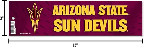 Miniatura 5 de Rico Industries NCAA Fan Shop - Adhesivo para parachoques