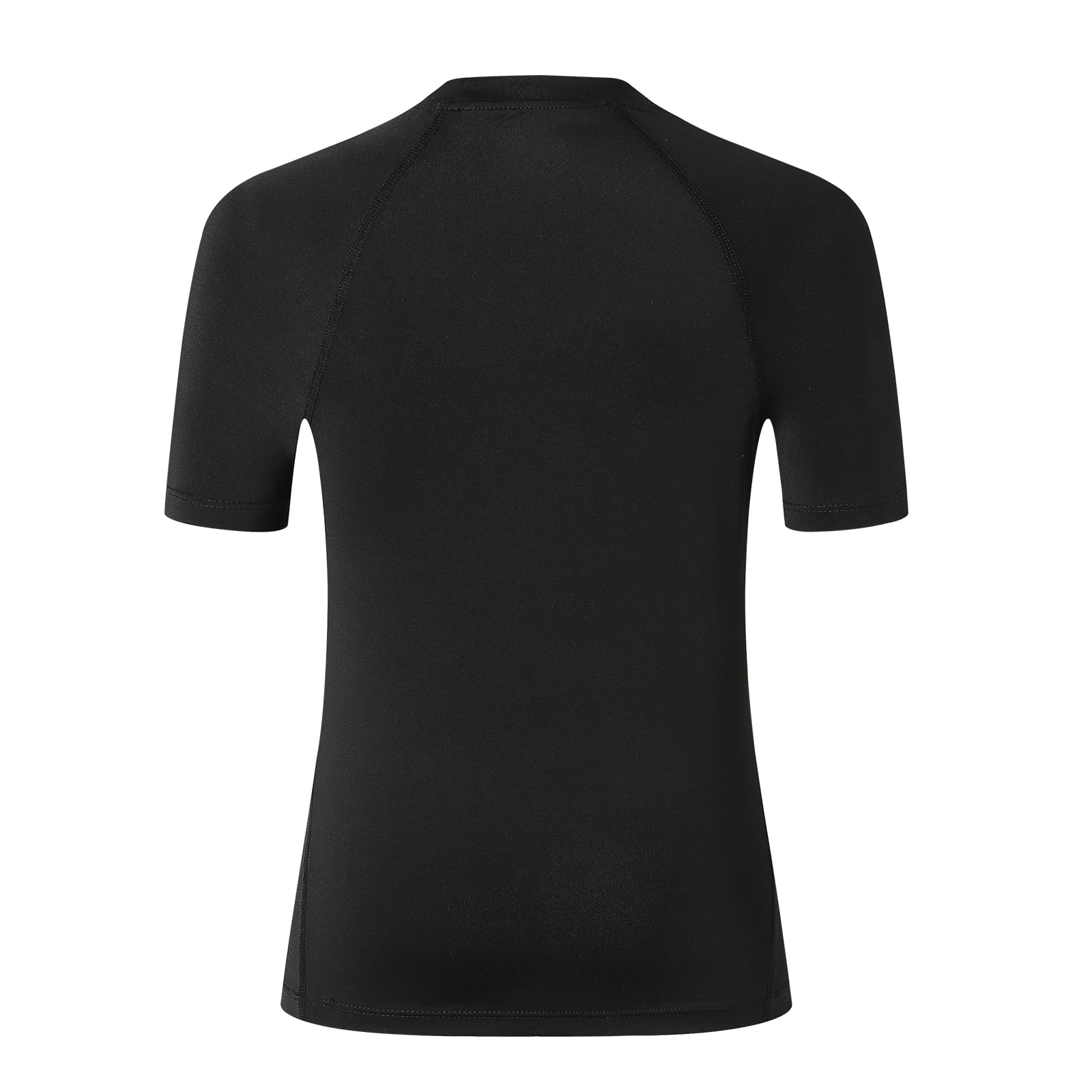 HYCOPROT Maglia a Compressione per Ragazzi Maniche Corte Base Layer Camicie a Compressione da Bambino Allenamento a Strato Base Traspirante e Asciugatura Rapida