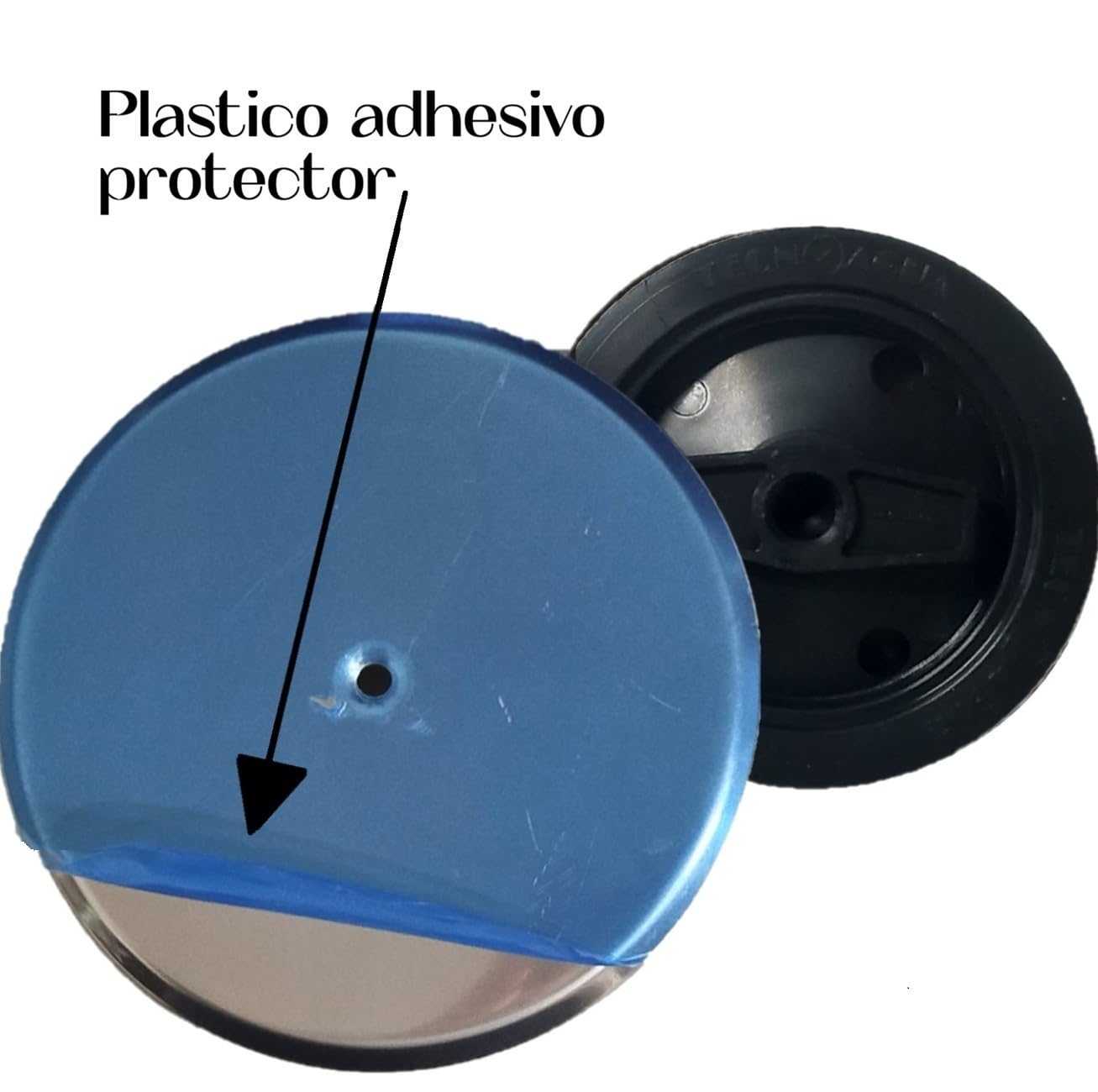 Tapa Bote Sifonico con Valvula de Aireacion, Acero Inoxidable, tuberias 110mm, embellecedor Cromado, Fabricado EN ESPAÑA, Evita Mal Olor, Tapa de Bote sifonico con aireador