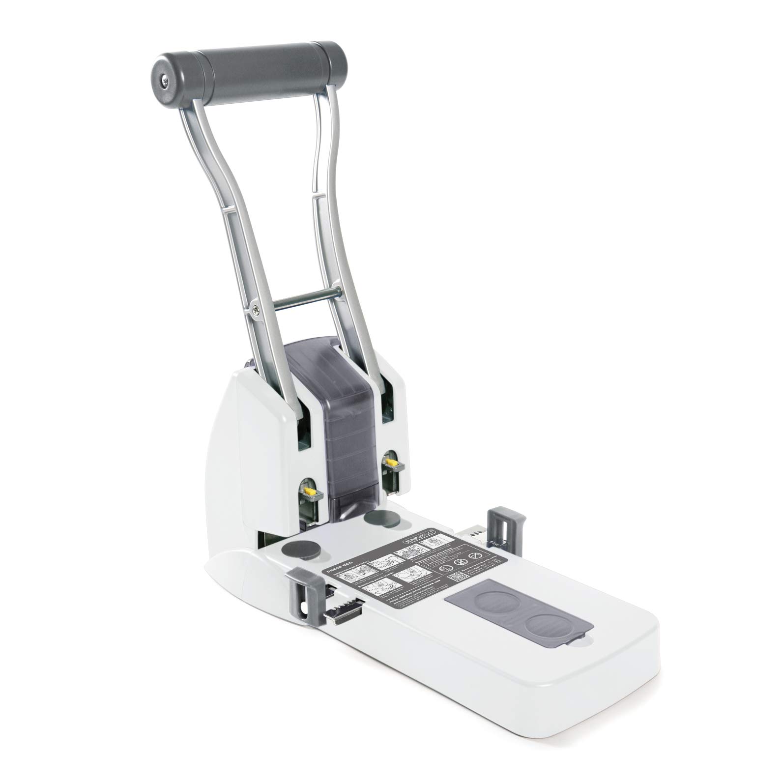 Rapesco 1405 ECO P2200 Perforadora de Gruesos y Esfuerzo Reducido, Blanco