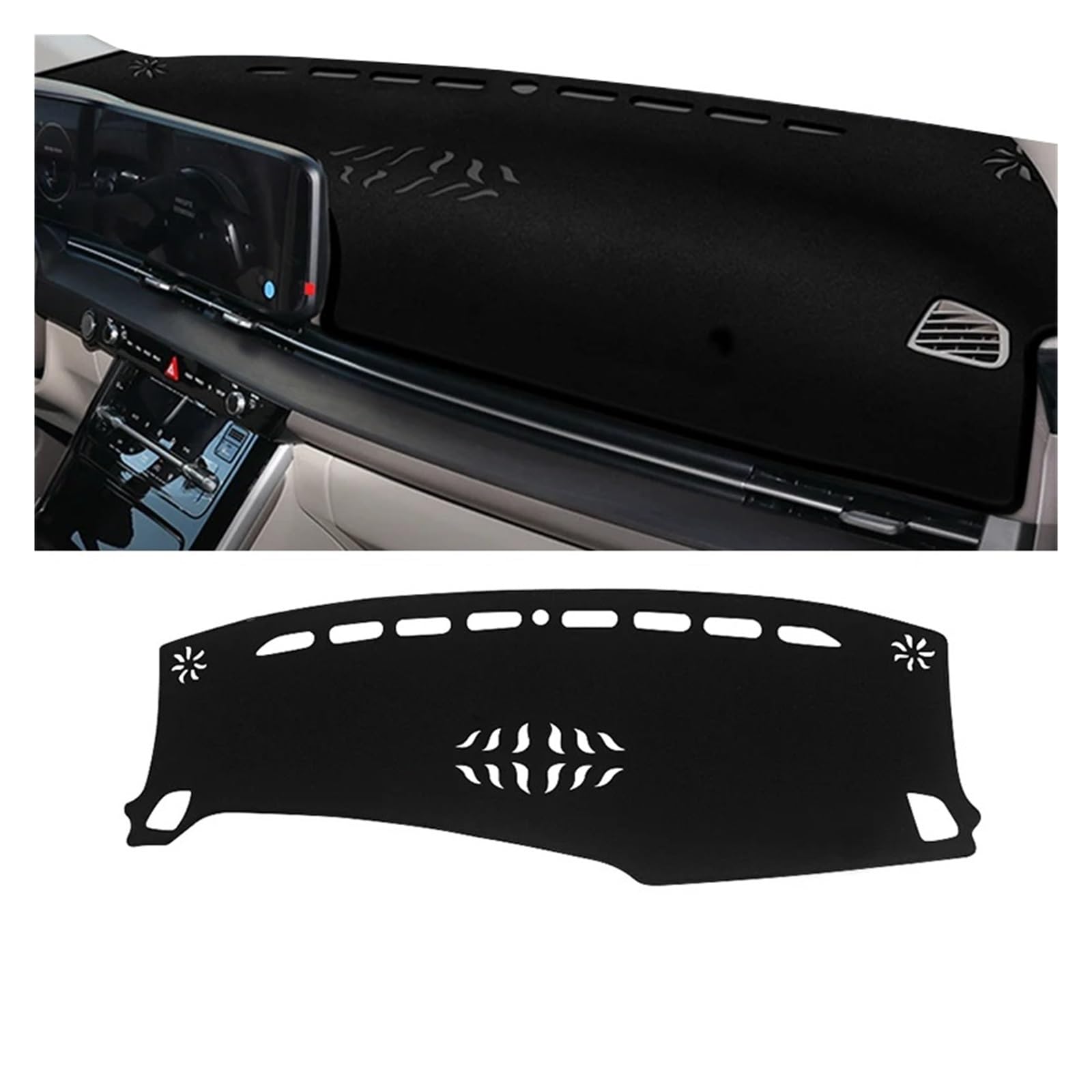 Parasol de salpicadero Kia Carnival KA4 antideslizante y protector anti-UV 3