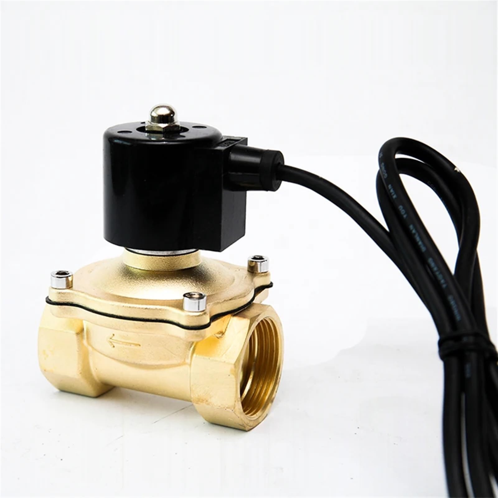 Électrovanne de fontaine laiton 2 pouces 24VDC vanne hydraulique NC