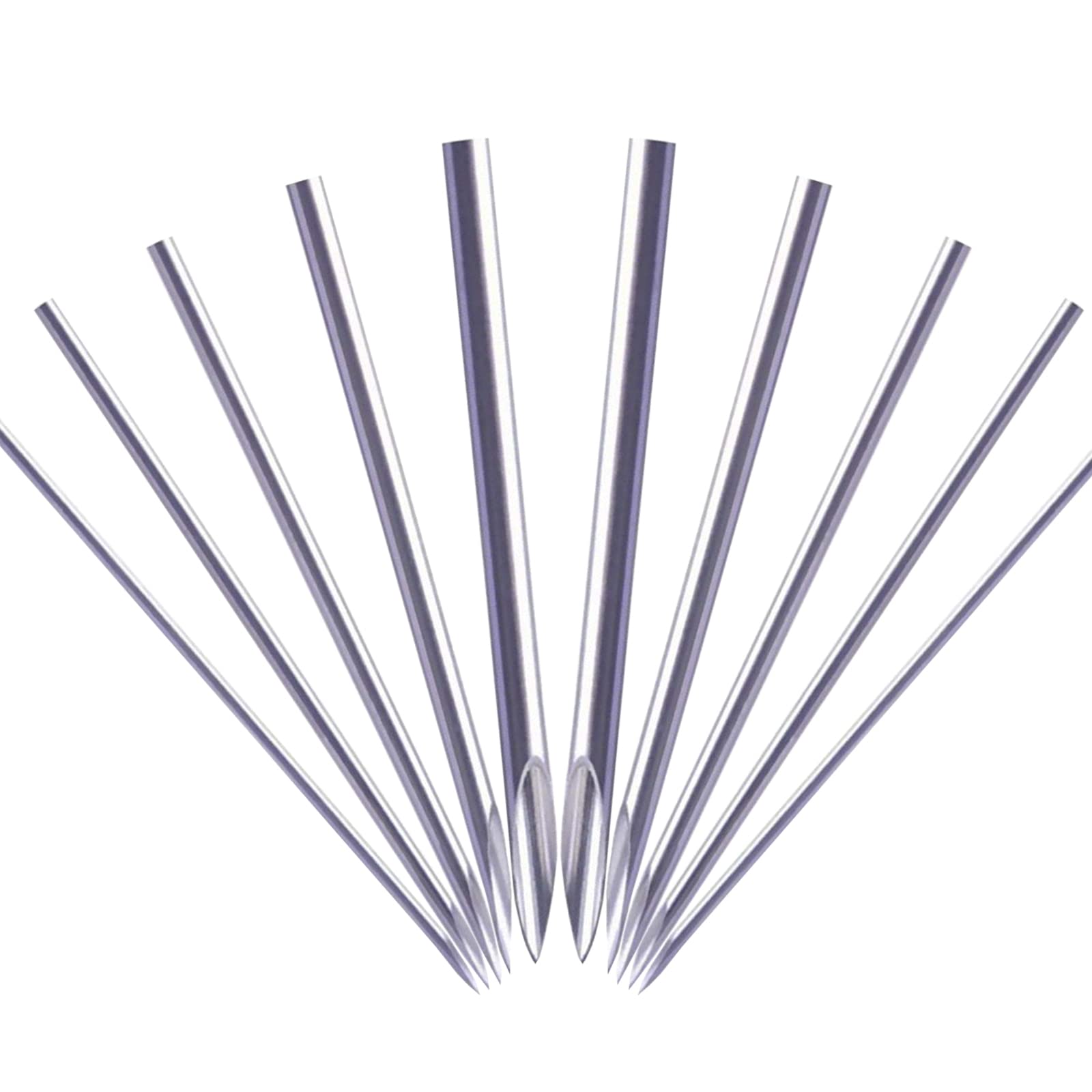 Yugui Ear Nose Piercing Needles - 100pcs Mixed Body Piercing Needles Hollow Needles Including Sizes 12G 14G 16G 18G and 20G for Piercing Supplies Piercing Kit Body Piercing Tool (100pcs)