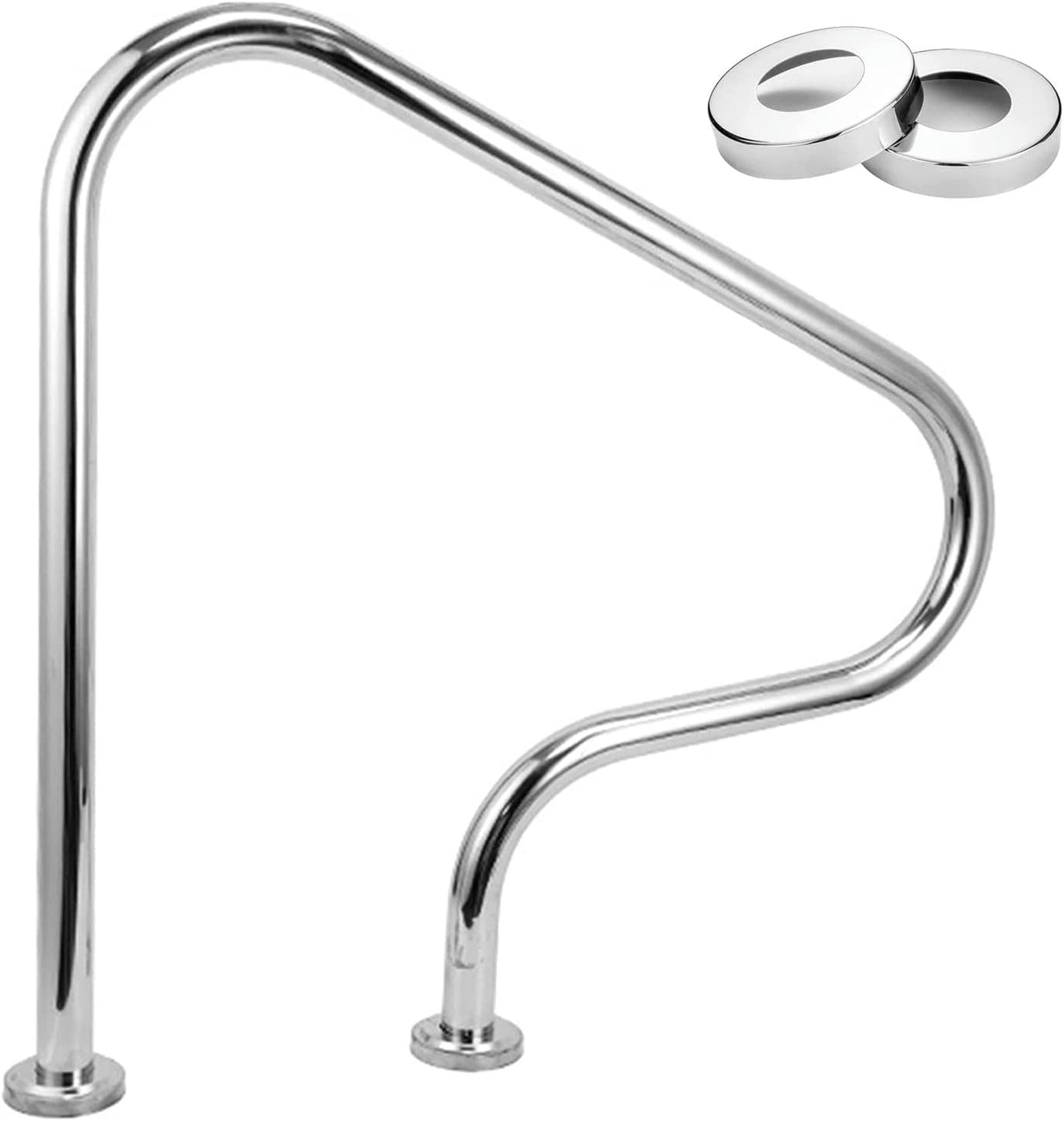 Main courante de piscine en acier inoxydable 304 pour escalier intérieur