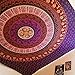 Handmade Cotton Mandala Bedspread Throw Bohemian Backdrop Medallion Yoga Meditation Picnic Garden Beach Throw Boho Gypsy Dorm Decor Living Room Hippie Hippy Wall Hanging Tapestry