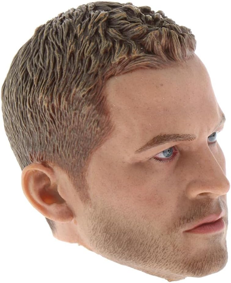 1/6 Scale European and Male Figure Head, Doll Head