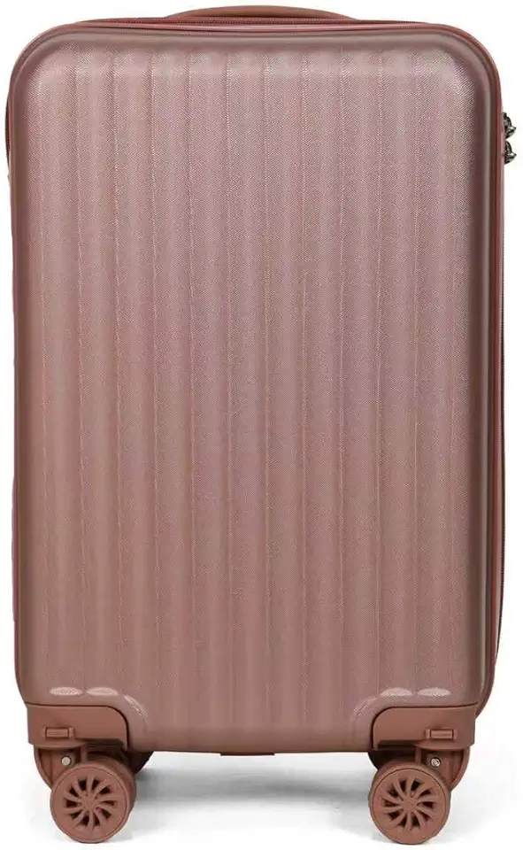 Mala de Bordo em ABS Com 4 Rodas 360 - Roncalli Manaus (Rose)