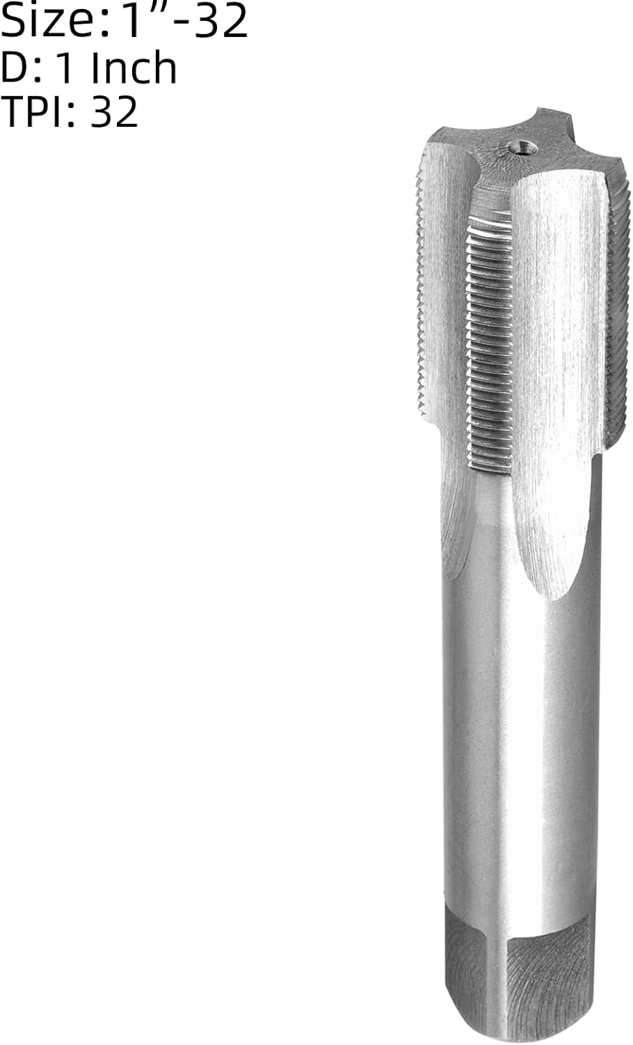 Burkit 1"-32 UN Tap and Die Set, 1" x 32 UN Machine Thread Tap and Round Die Right Hand